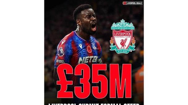 3500万→0？天空：水晶宫已接受格伊离队事实，说服他续约很困难