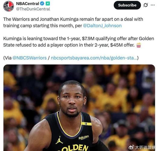 只为明夏自由身！托马斯签1年600万资质报价 库明加也该这么选？