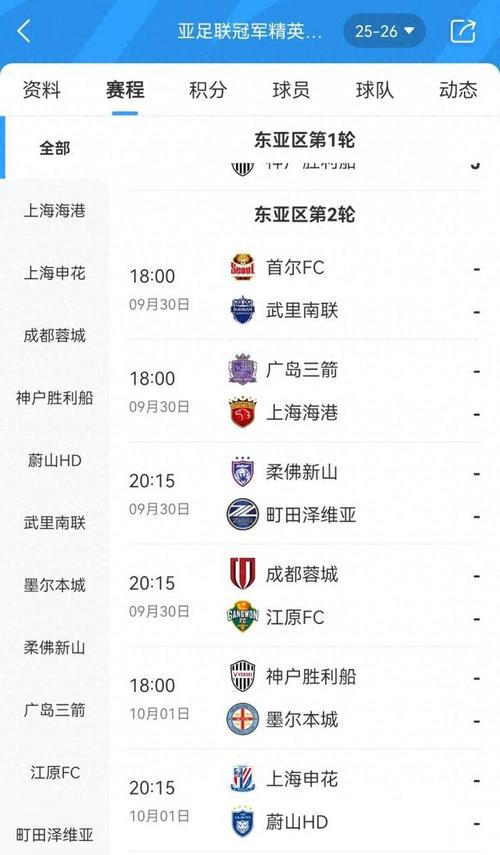 亚冠彩经：广岛完胜上港海港 成都喜提历史首胜