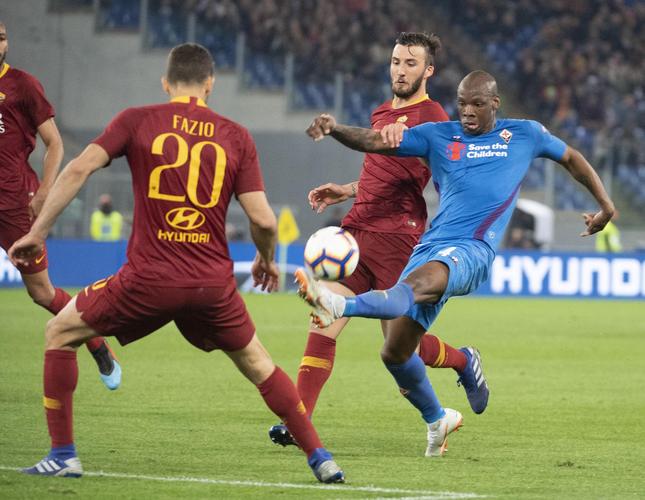 罗马客战佛罗伦萨首发:齐米卡斯、克里斯坦特先发,多夫比克出战