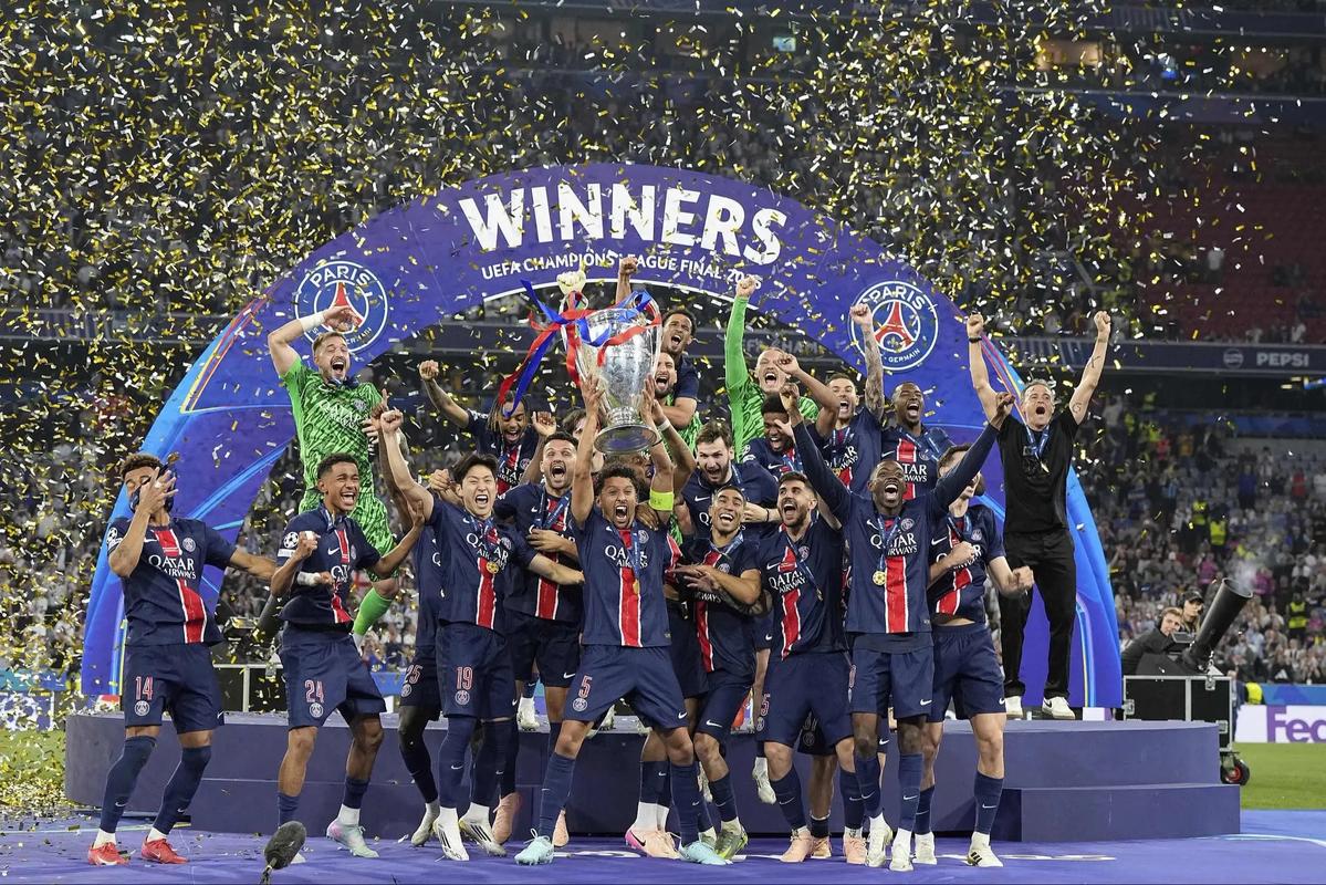 五大联赛首支,巴黎在2025年正式比赛中已经打进150粒进球