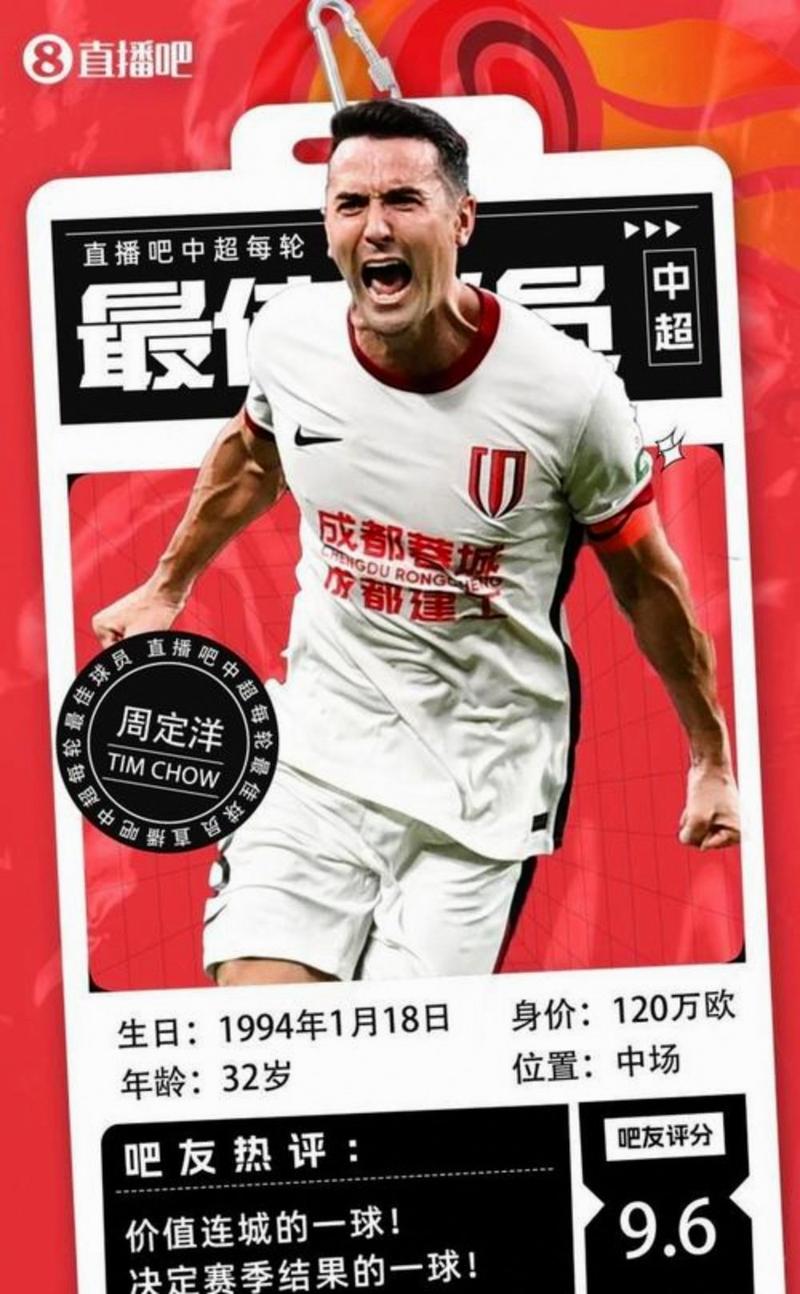 媒体人:上海海港有意周定洋有段时间了,不只是为了今年争冠