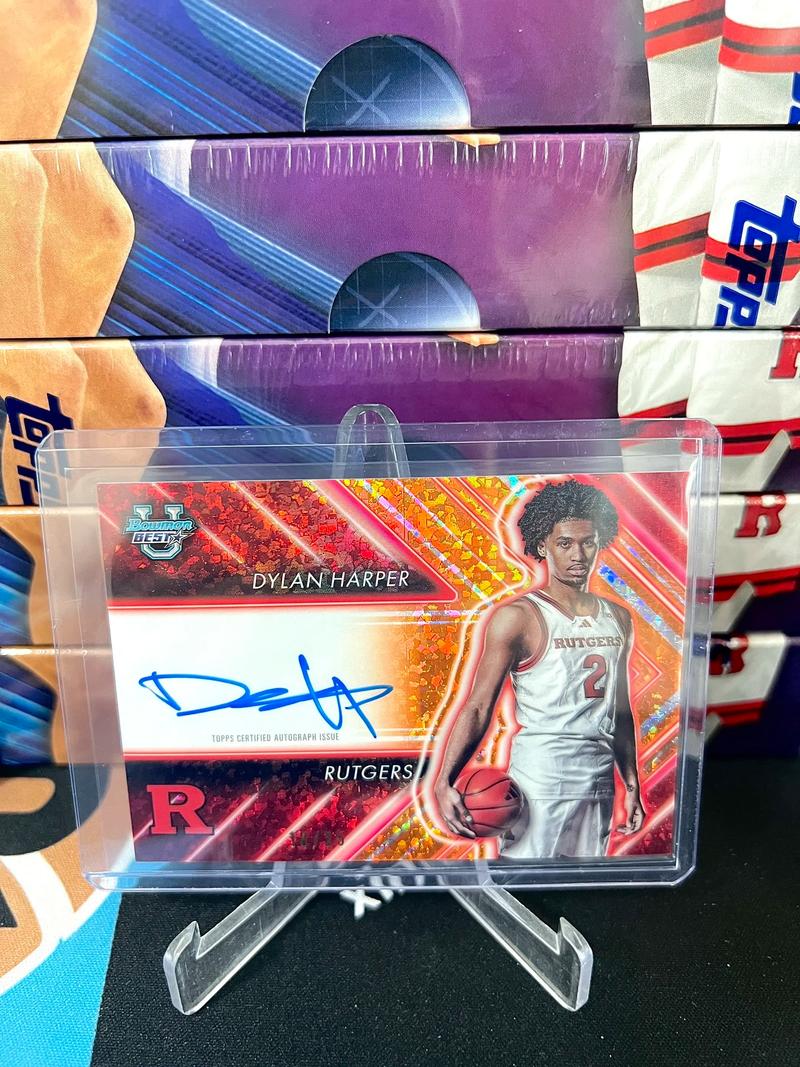 人气不俗啊!迪伦-哈珀的1of1签字球星卡挂牌价7万美元!