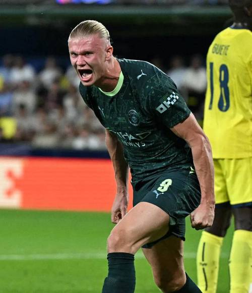 进球机器！哈兰德连续5场欧冠比赛破门，曼城队史首人